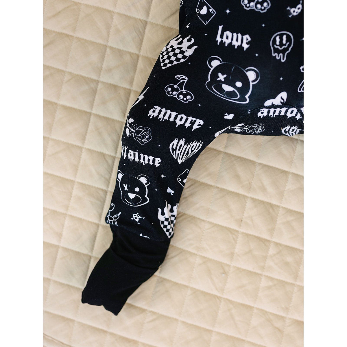 Bamboo Zip Romper | Wild Heart