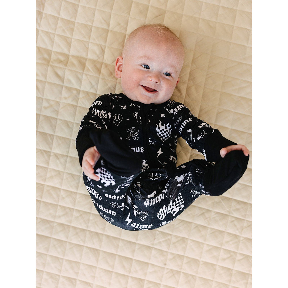 Bamboo Zip Romper | Wild Heart