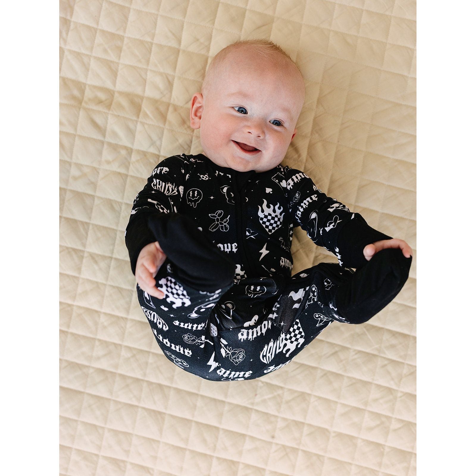 Bamboo Zip Romper | Wild Heart