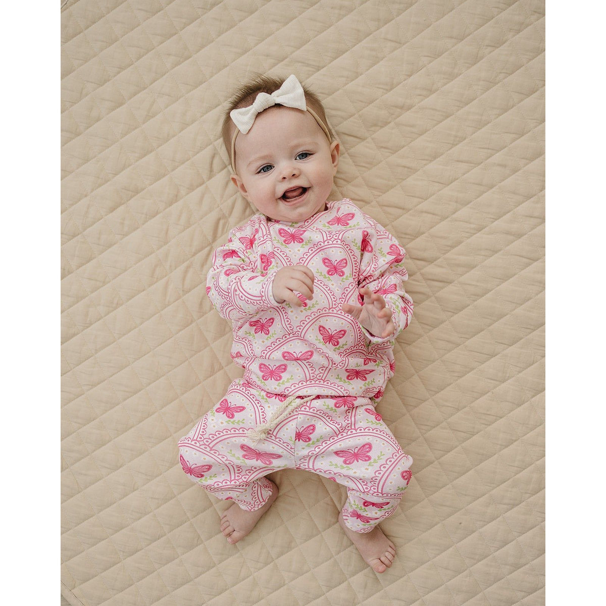 Jogger Set | Pink Butterfly