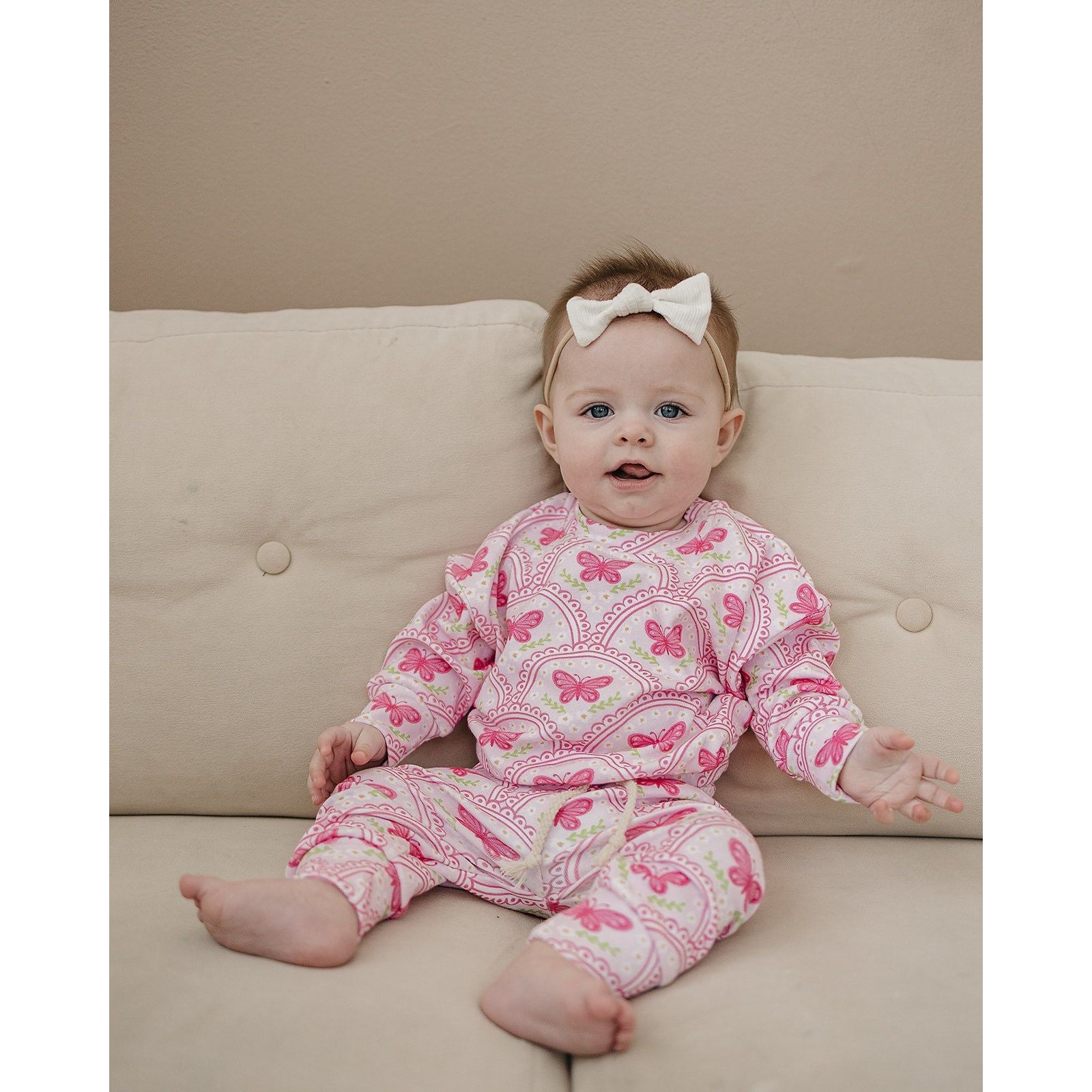 Jogger Set | Pink Butterfly