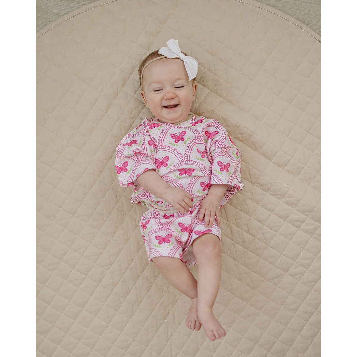 Shorts Set | Pink Butterfly