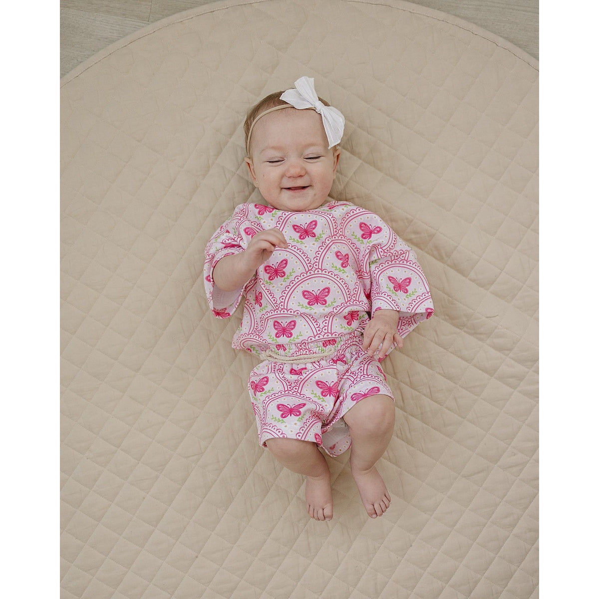 Shorts Set | Pink Butterfly