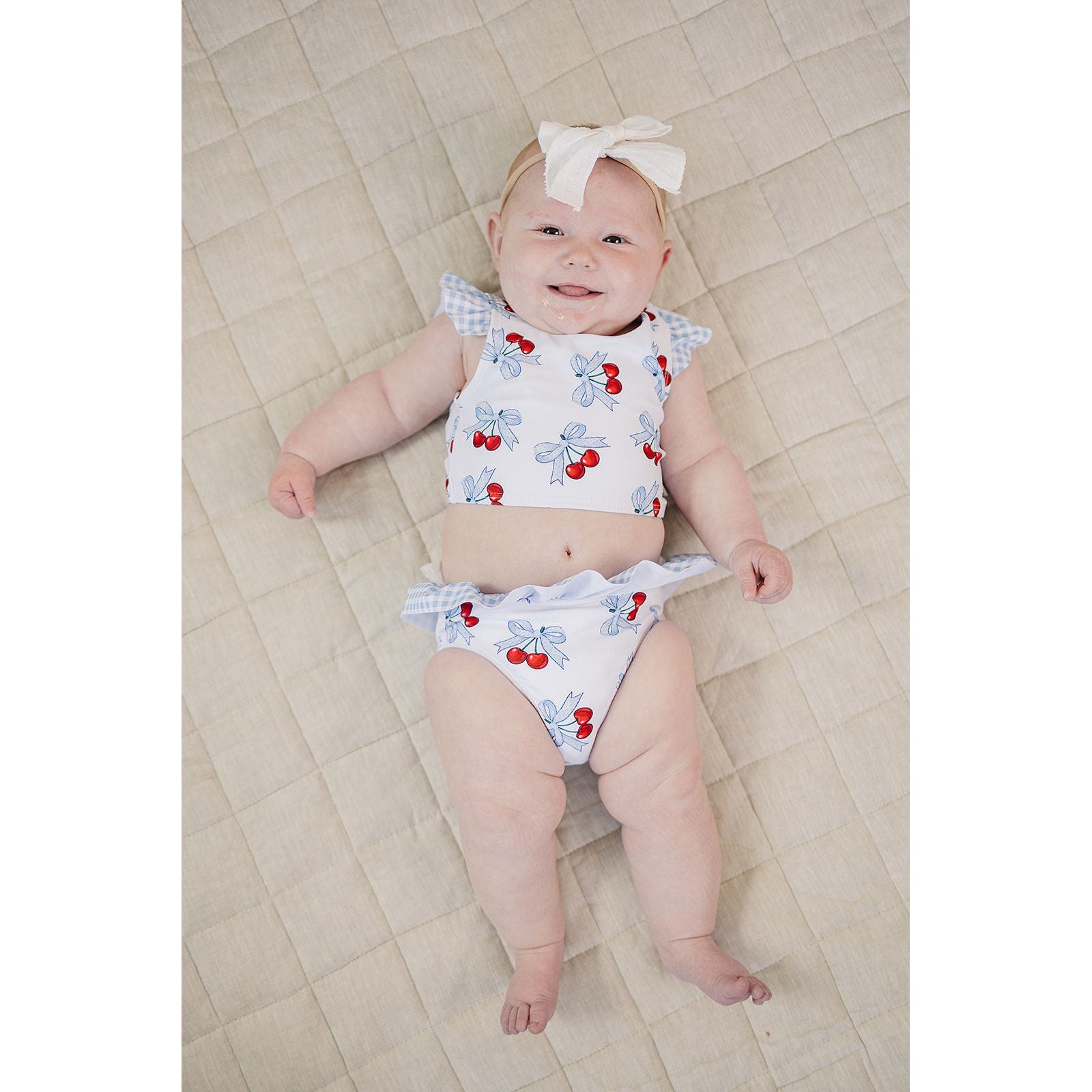 Two Piece Swimsuit | Blue Cherry