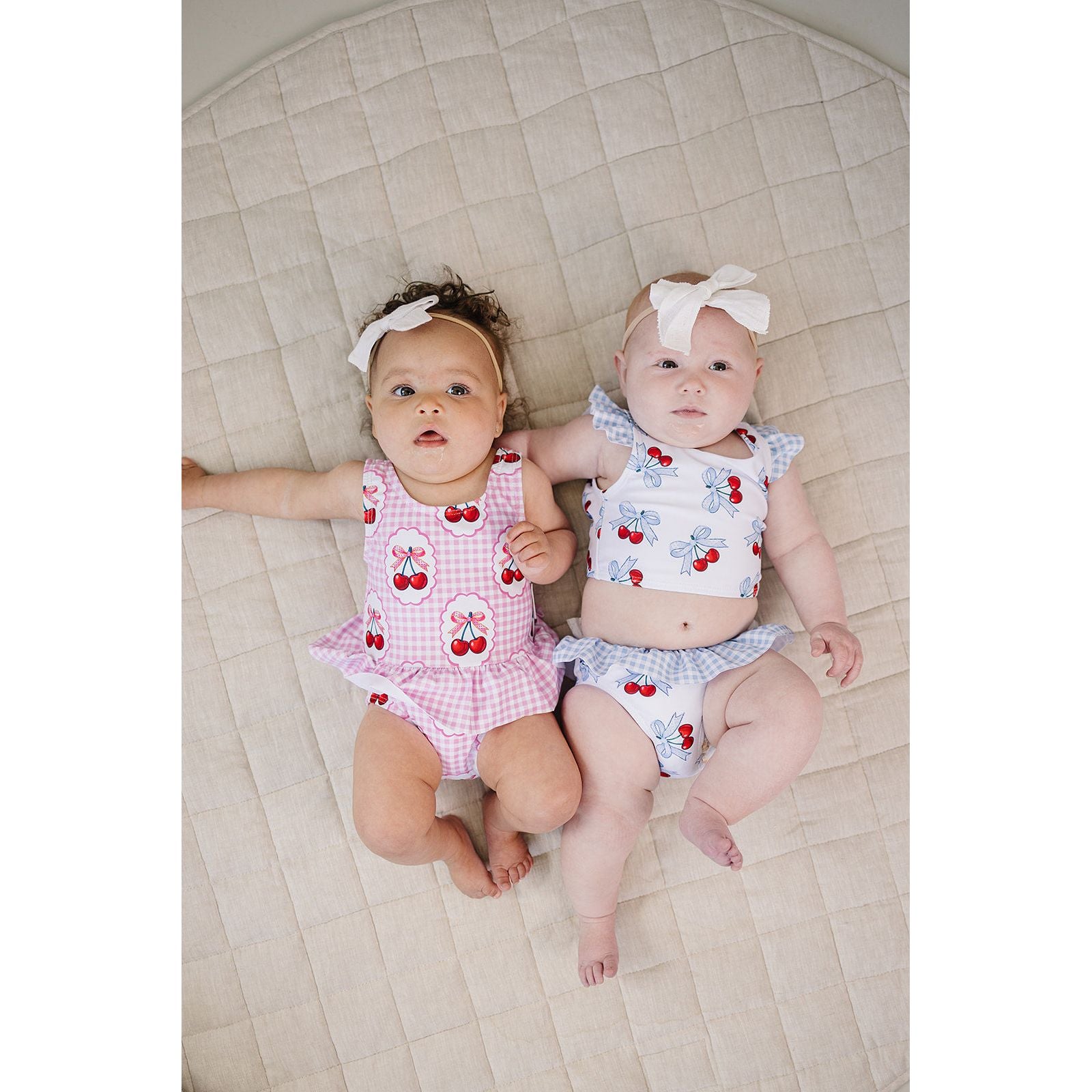 Two Piece Swimsuit | Blue Cherry