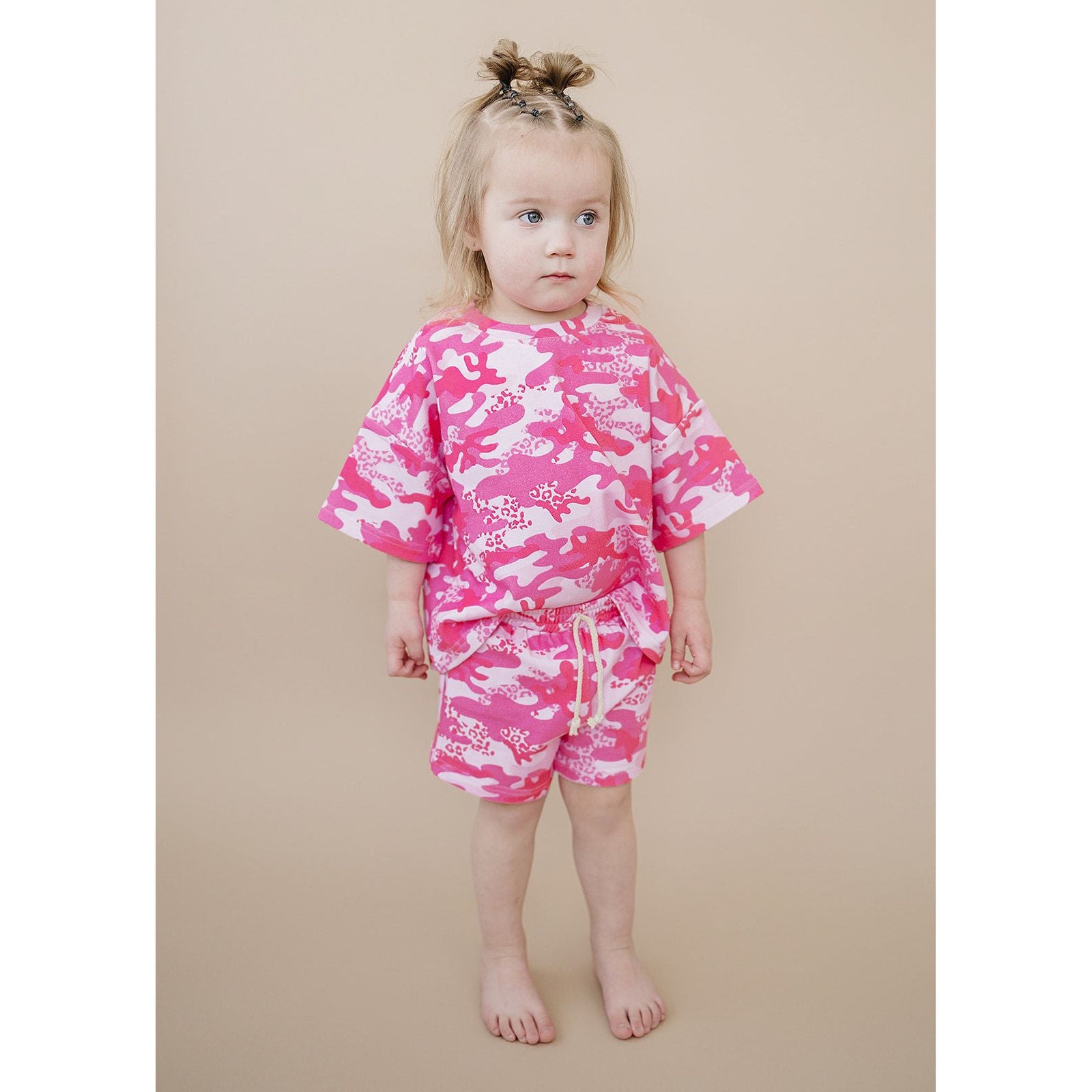 Shorts Set | Camo Leopard