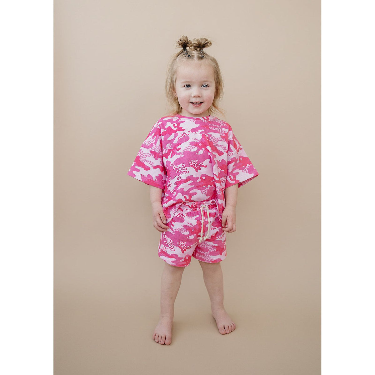 Shorts Set | Camo Leopard