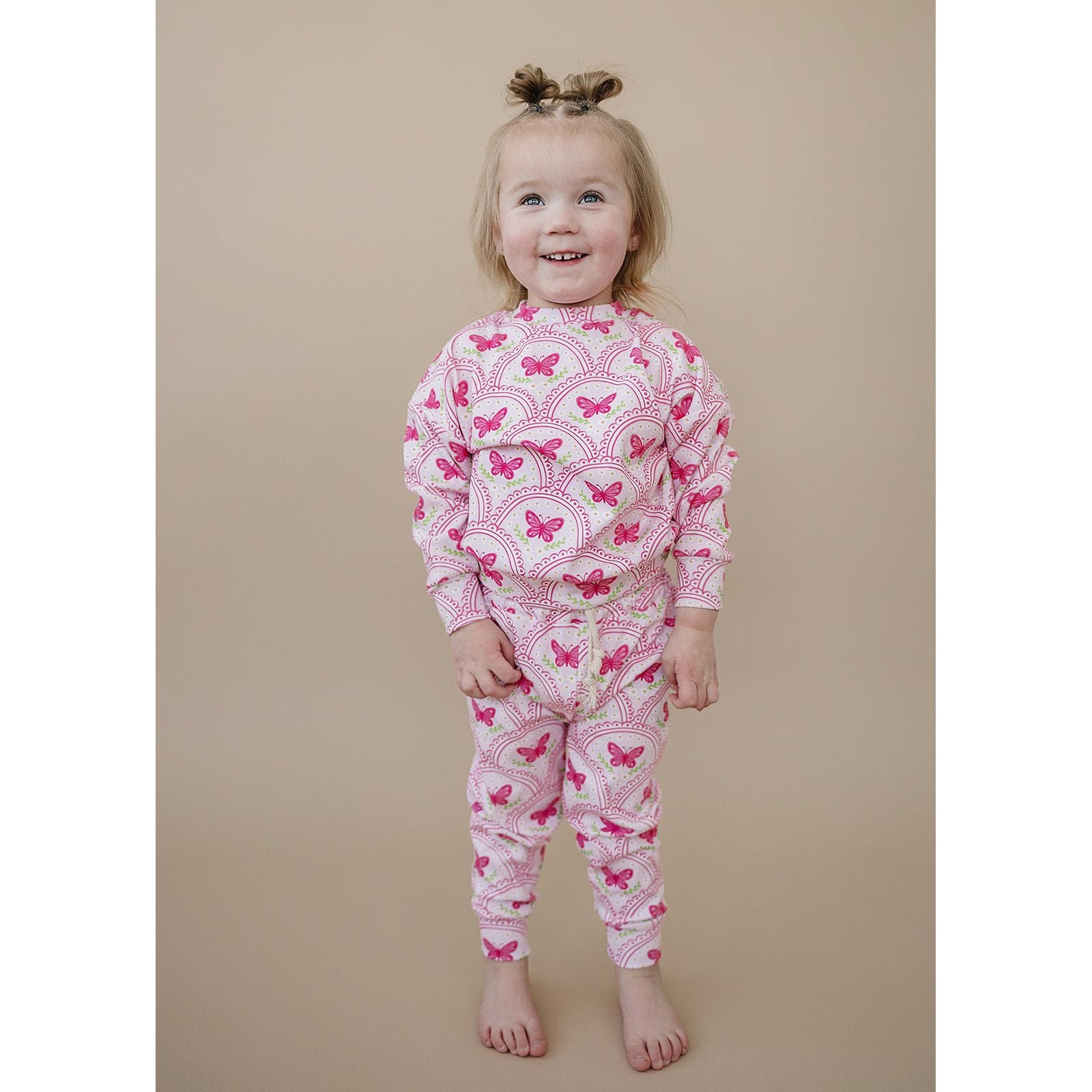 Jogger Set | Pink Butterfly