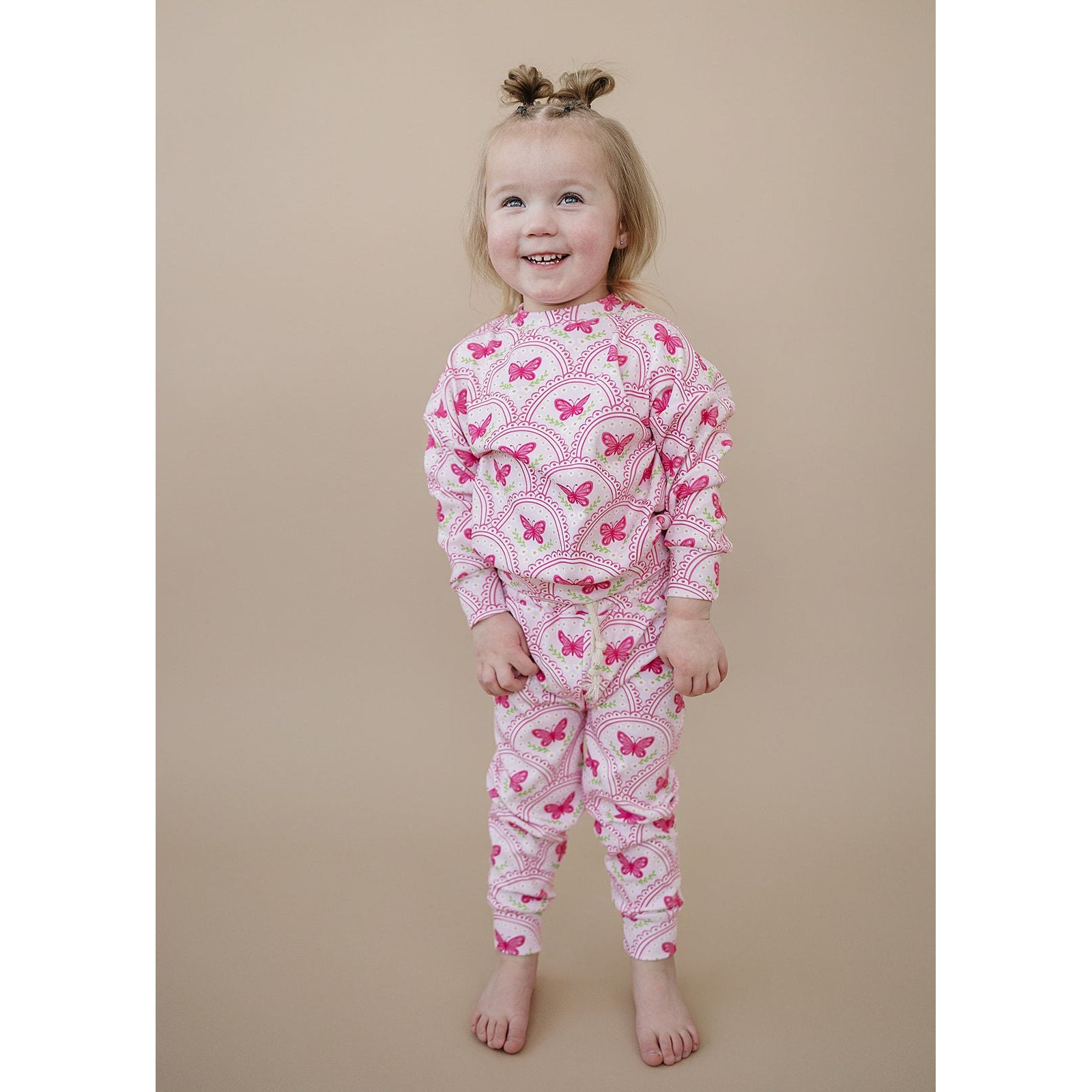 Jogger Set | Pink Butterfly
