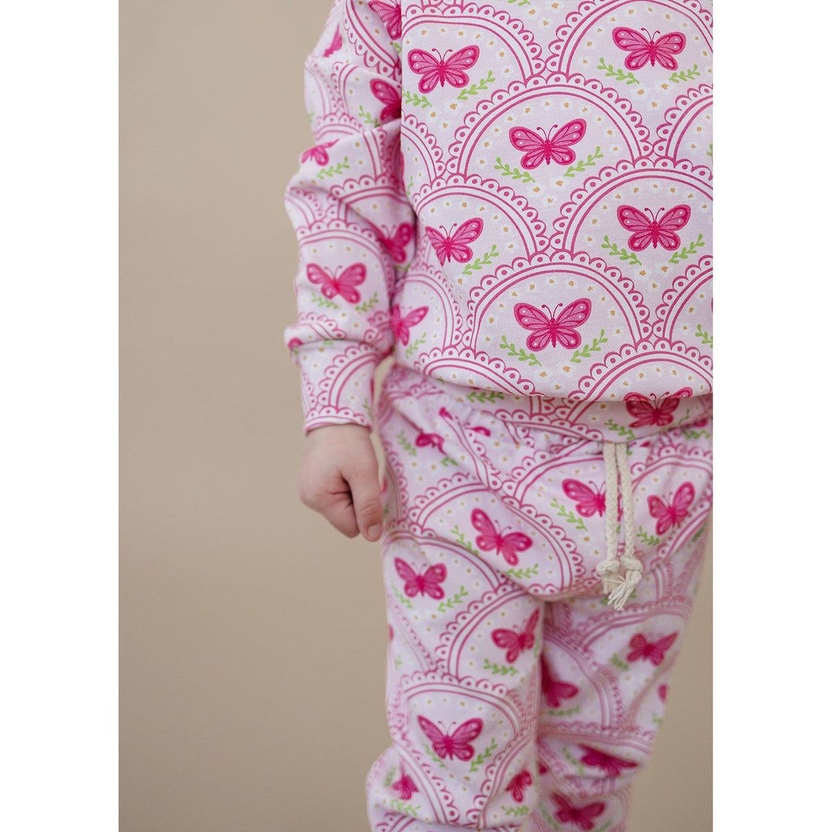 Jogger Set | Pink Butterfly