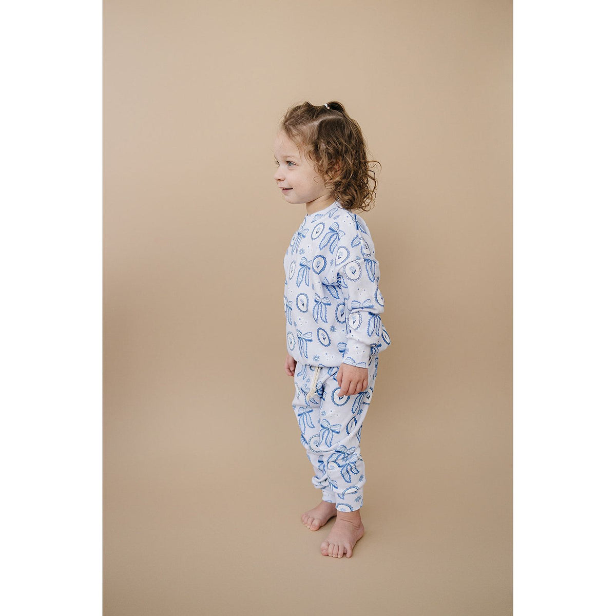 Jogger Set | Blue Bow