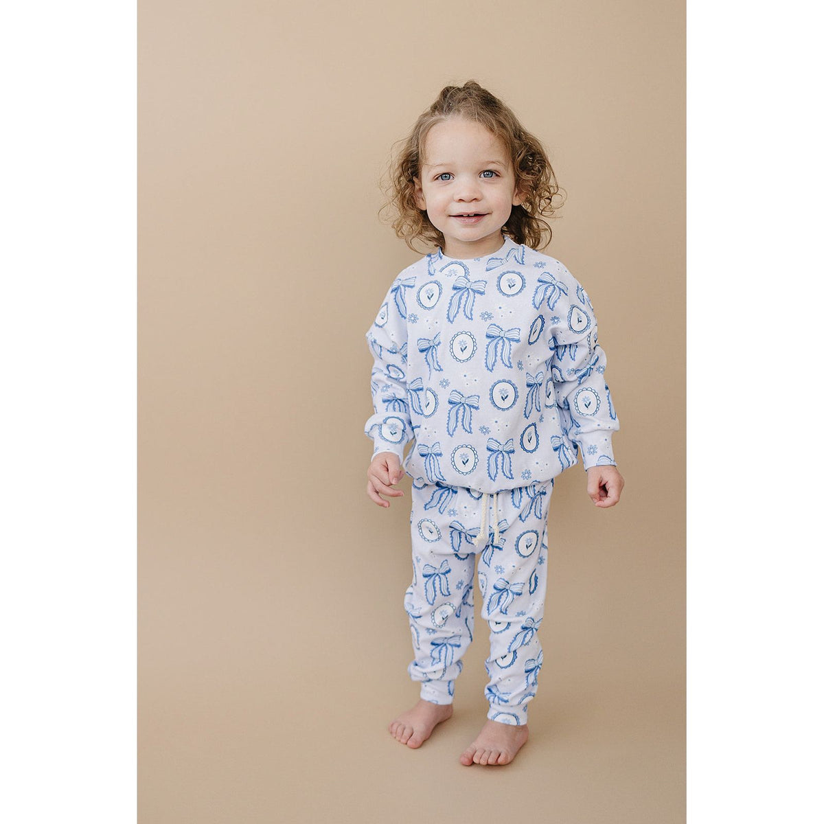 Jogger Set | Blue Bow