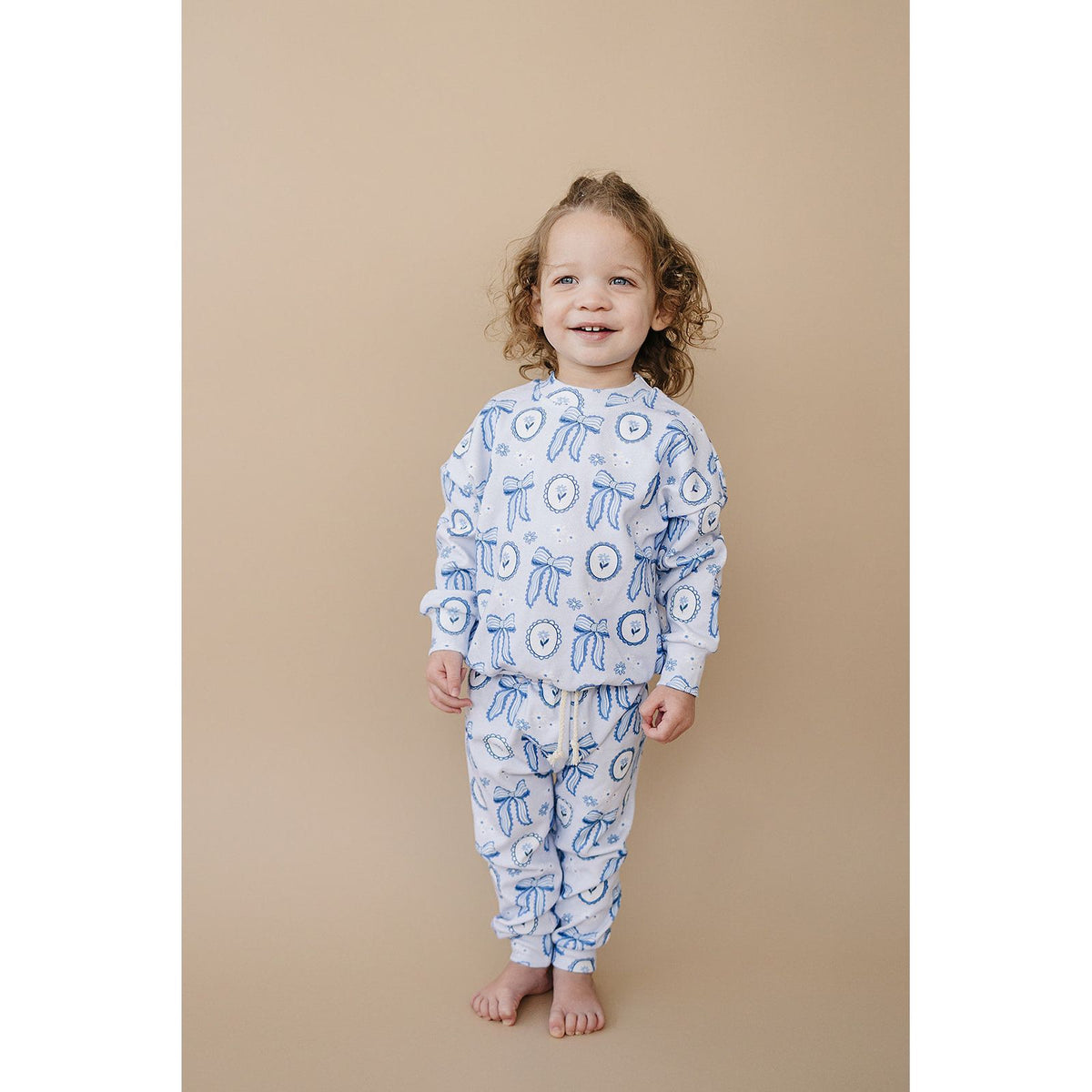 Jogger Set | Blue Bow