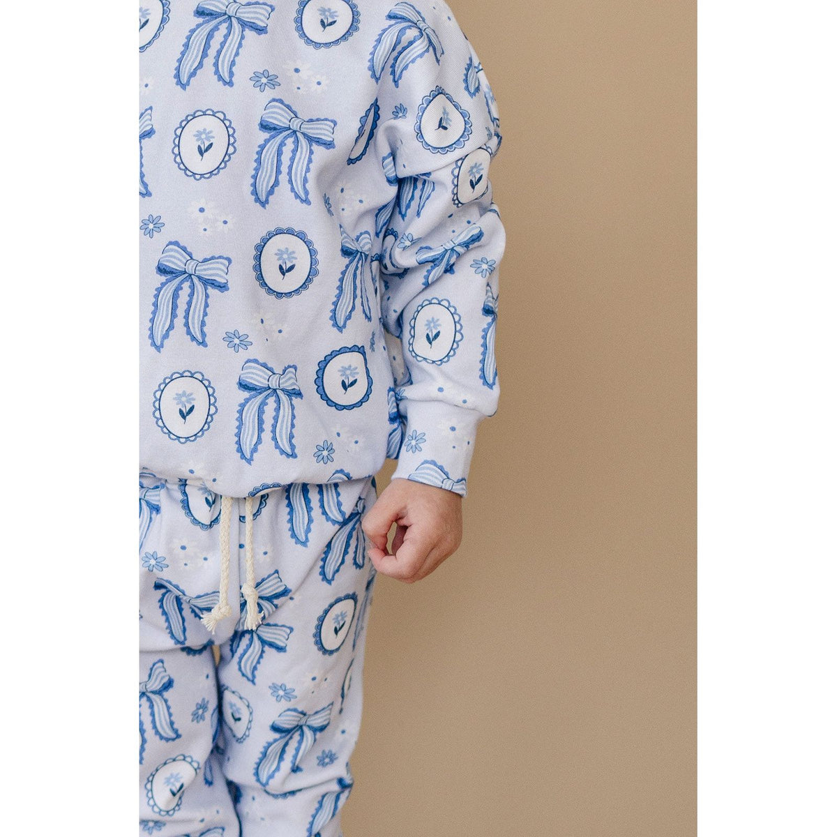 Jogger Set | Blue Bow