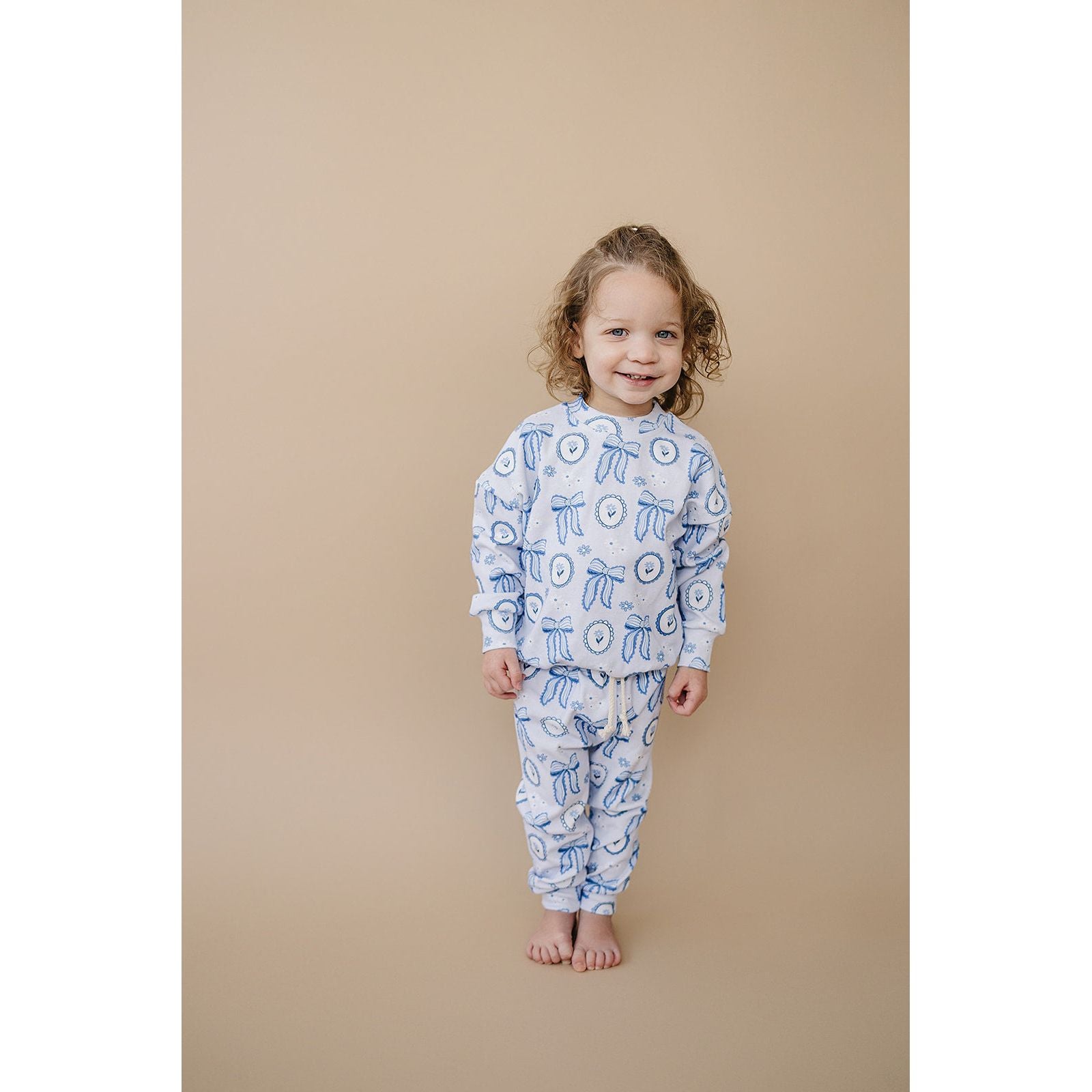 Jogger Set | Blue Bow