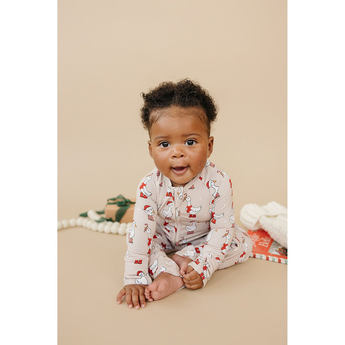Bamboo Zip Romper | Merry Goose