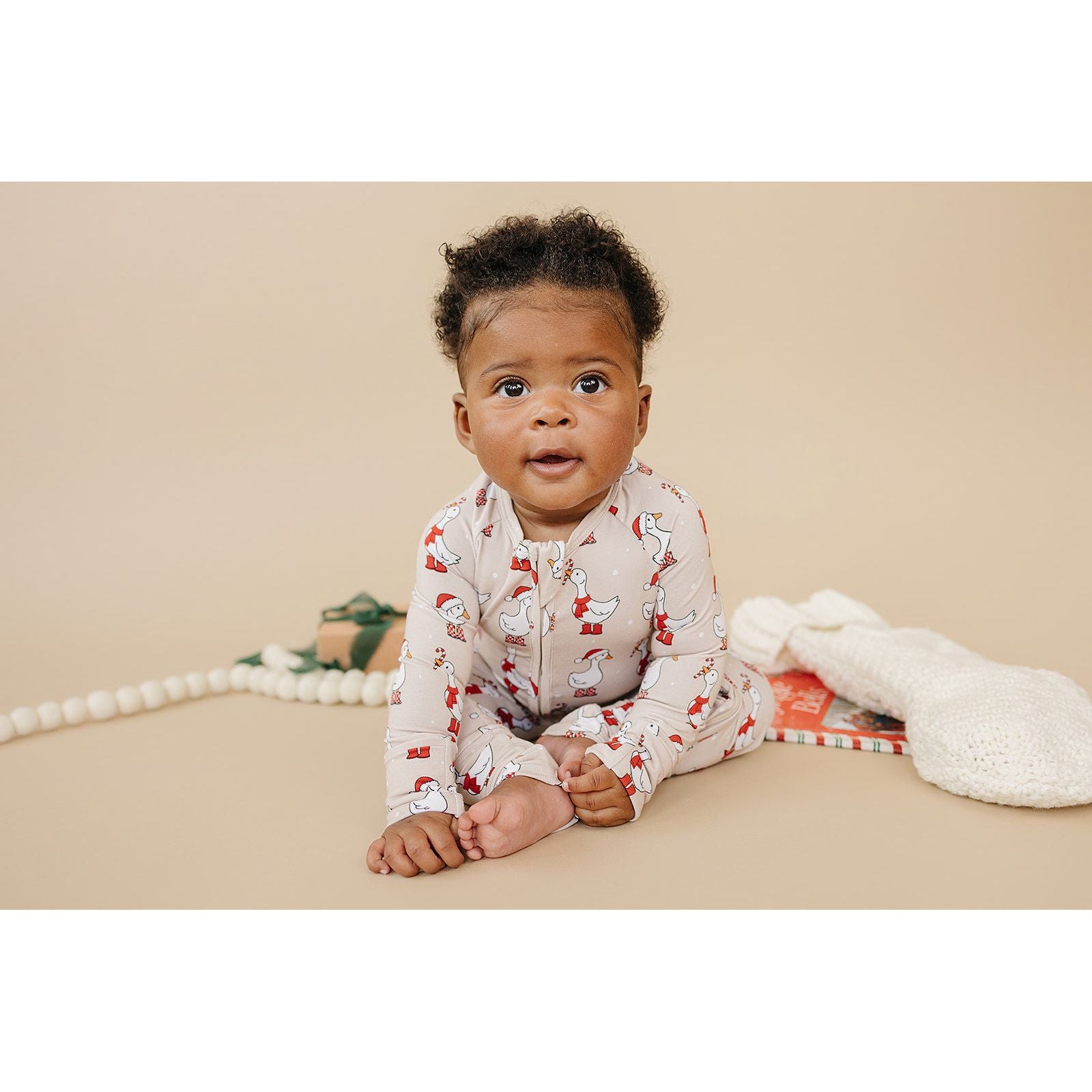 Bamboo Zip Romper | Merry Goose
