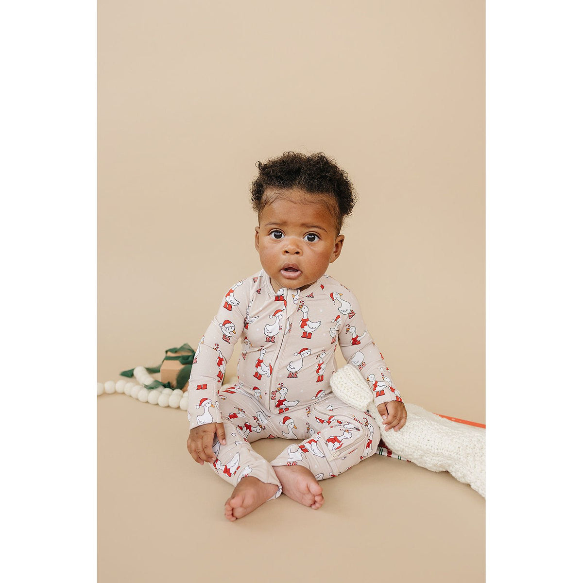 Bamboo Zip Romper | Merry Goose