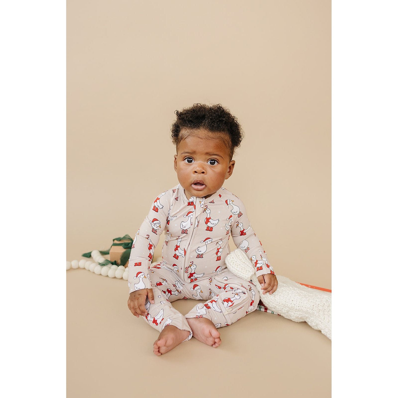 Bamboo Zip Romper | Merry Goose