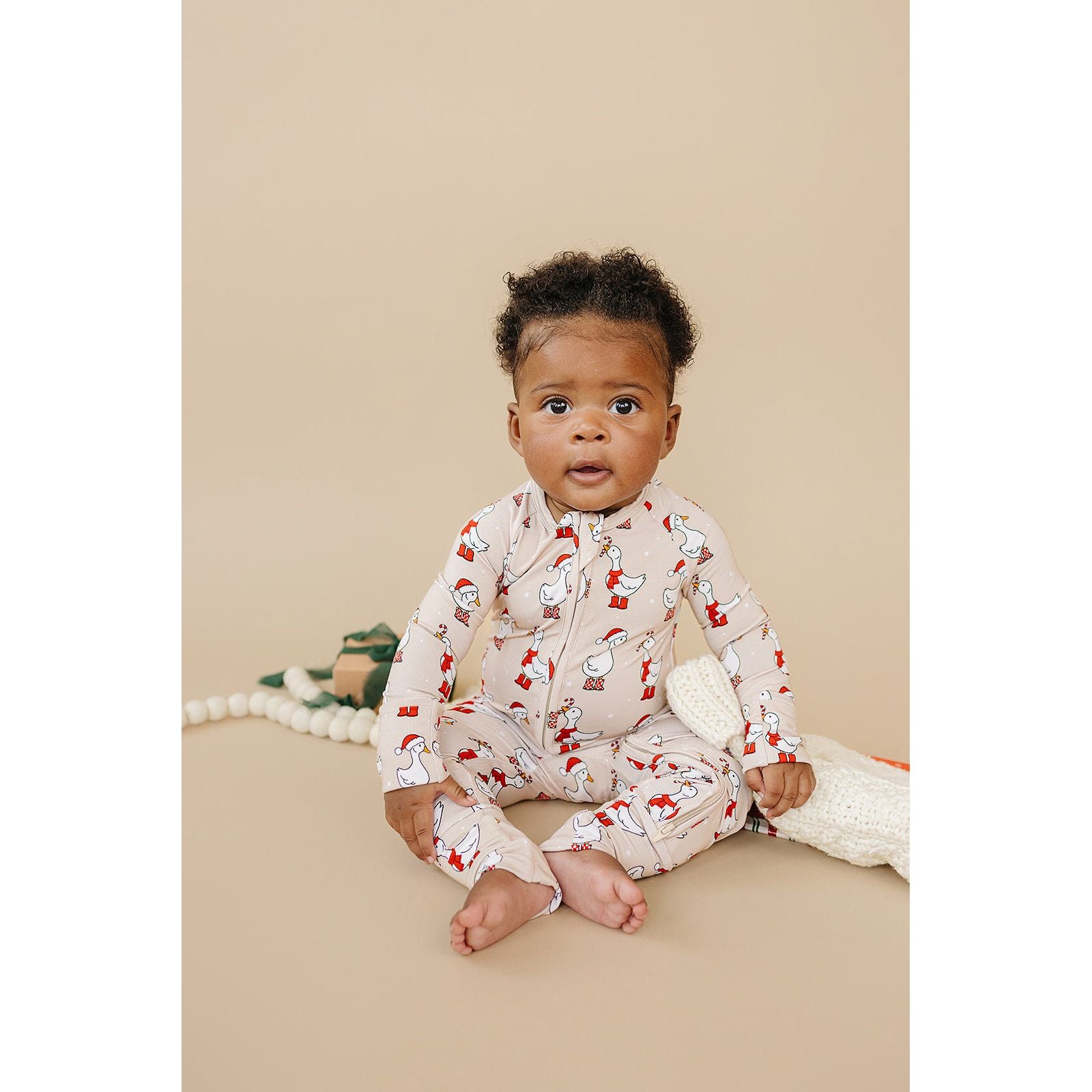 Bamboo Zip Romper | Merry Goose