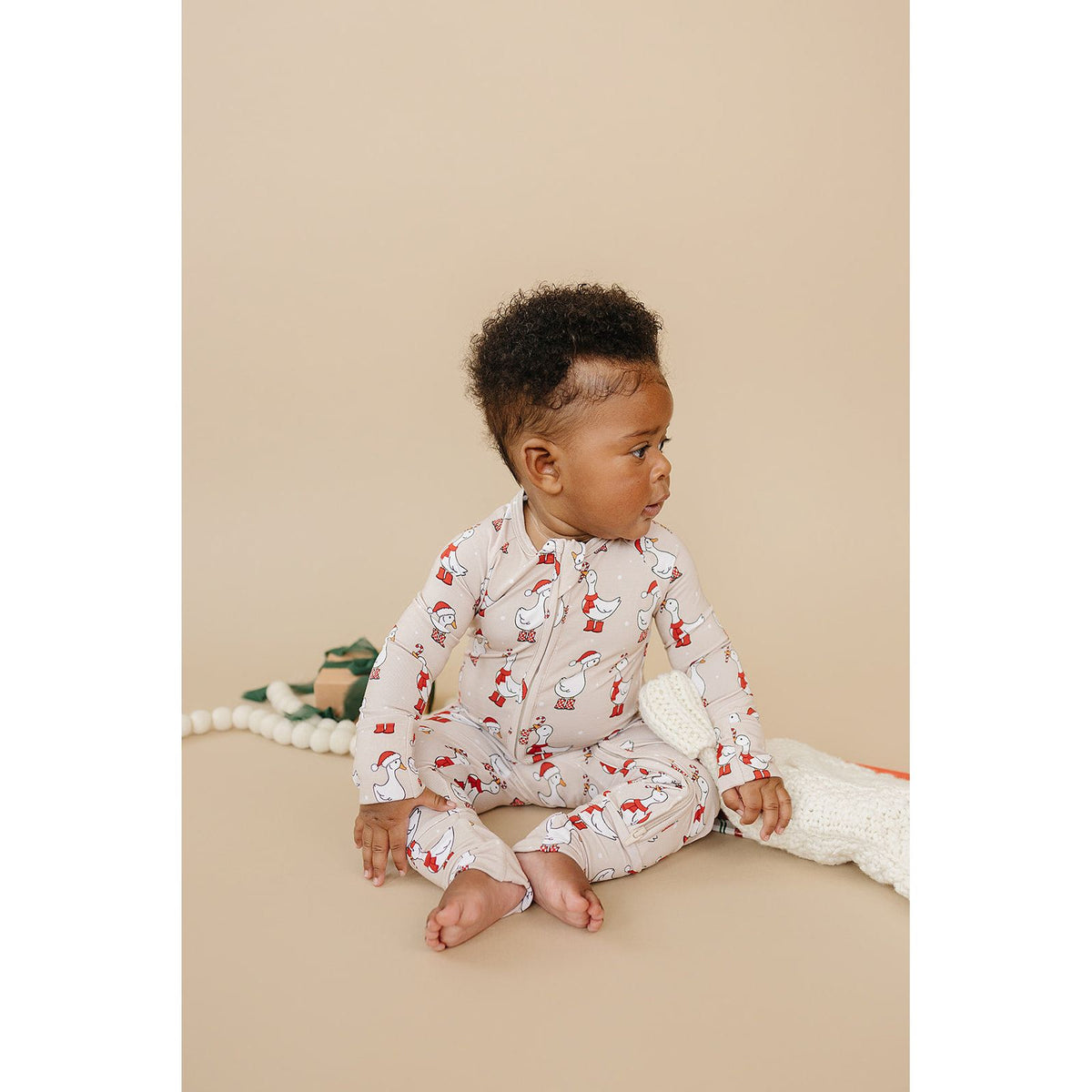 Bamboo Zip Romper | Merry Goose