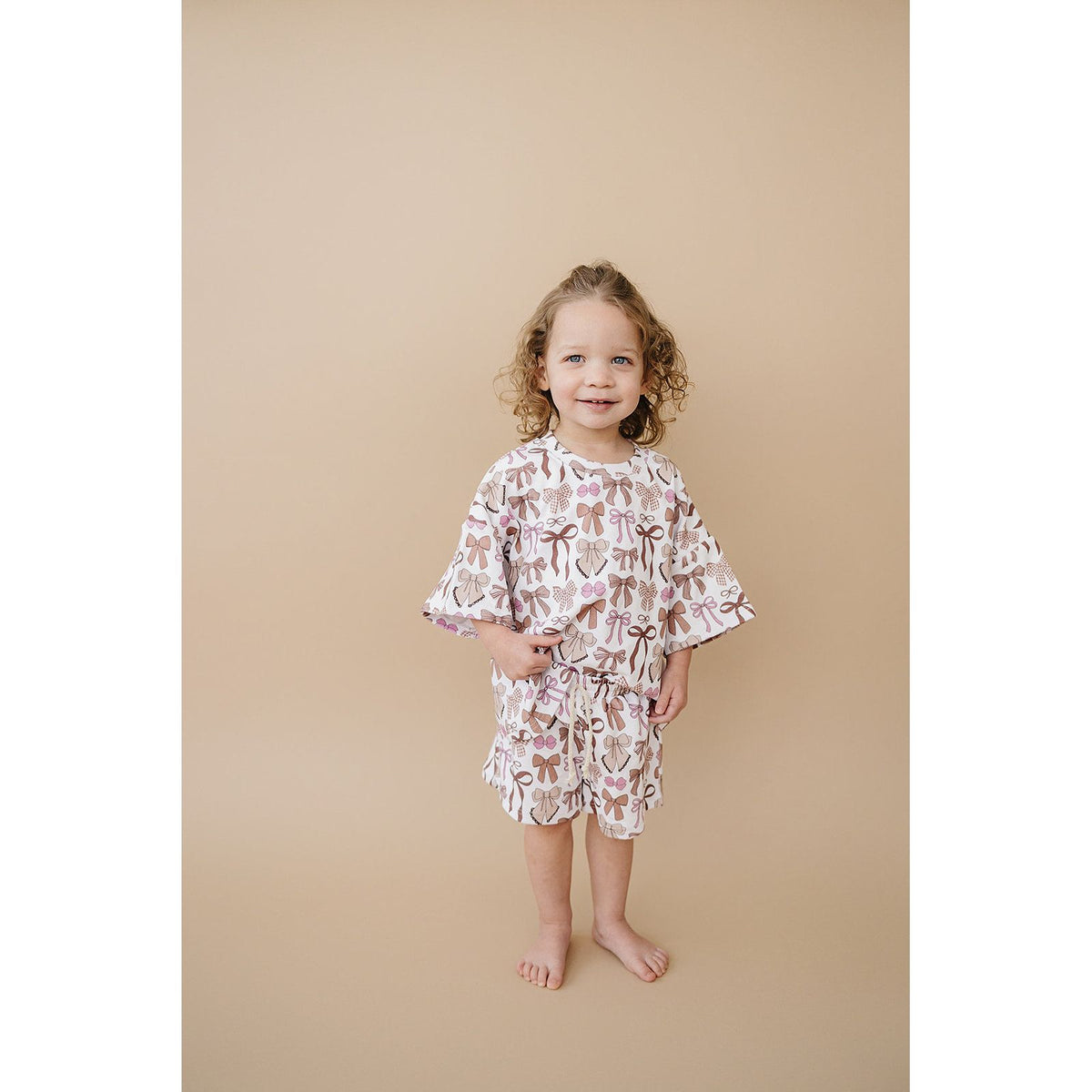 Shorts Set | Mocha Bows