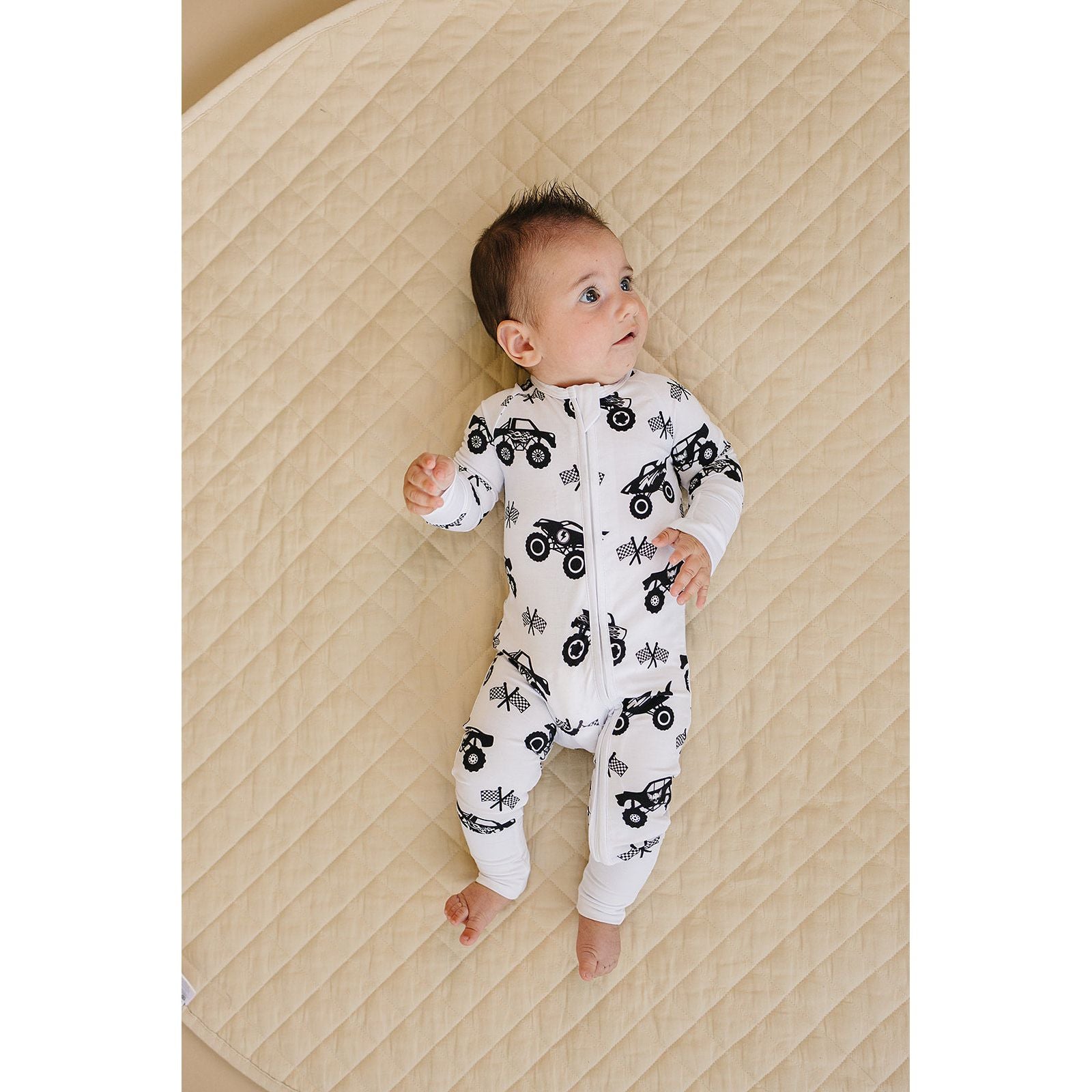 Bamboo Zip Romper | Monster Blaze