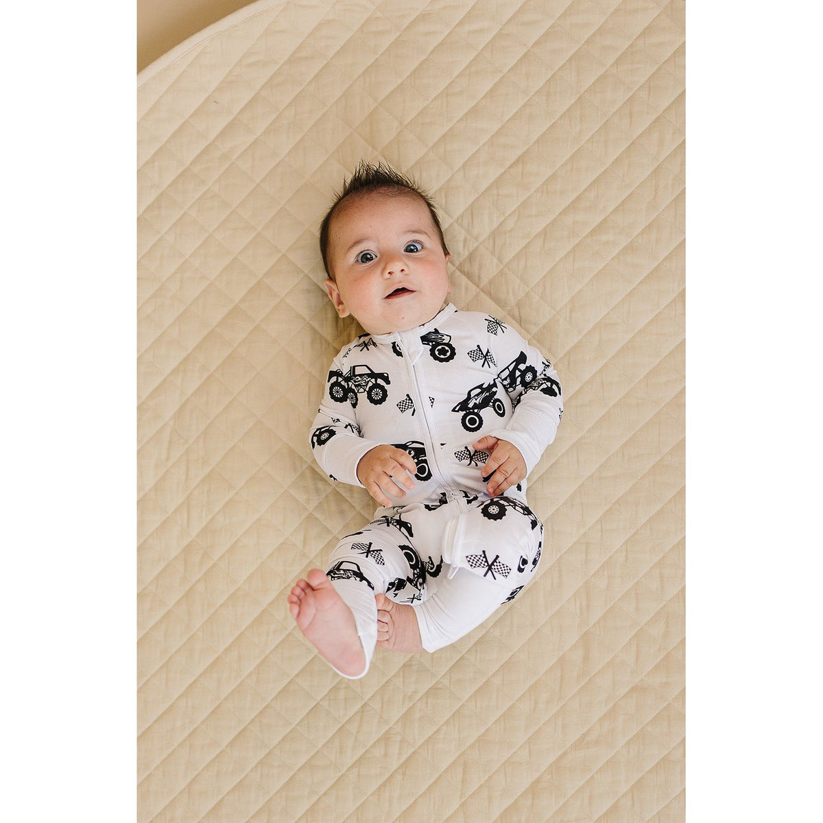 Bamboo Zip Romper | Monster Blaze