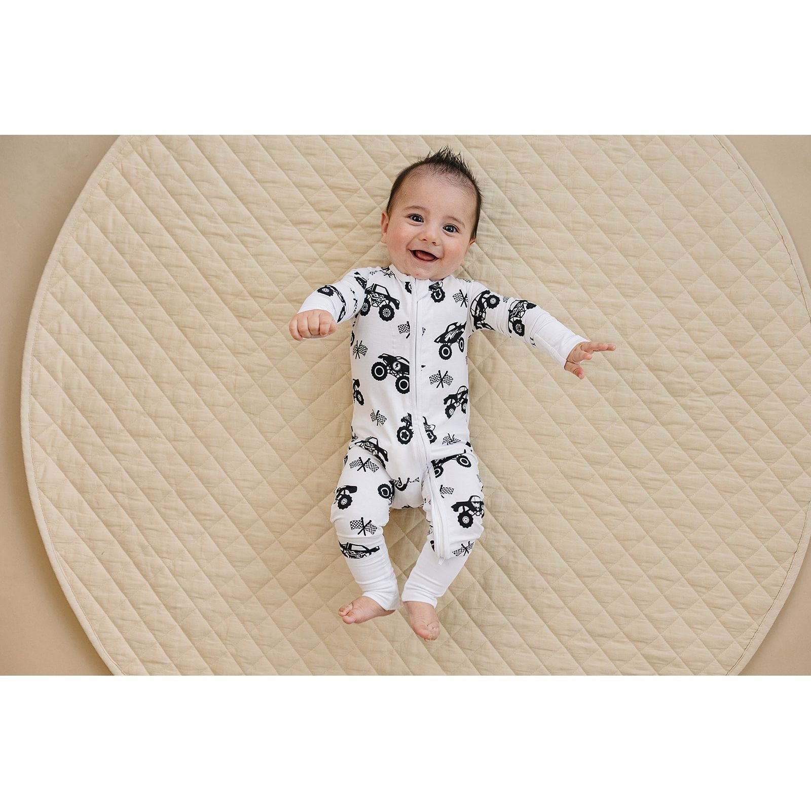 Bamboo Zip Romper | Monster Blaze