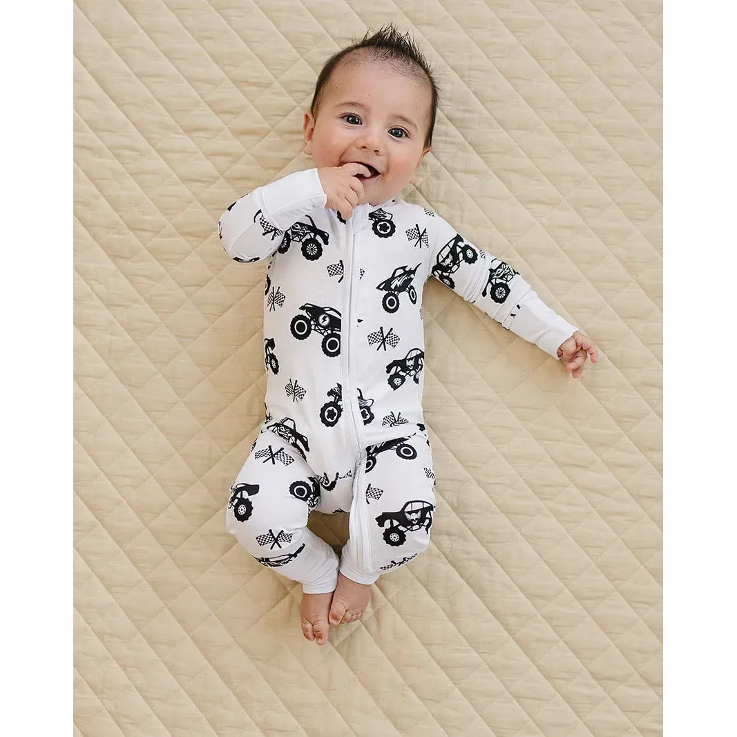 Bamboo Zip Romper | Monster Blaze