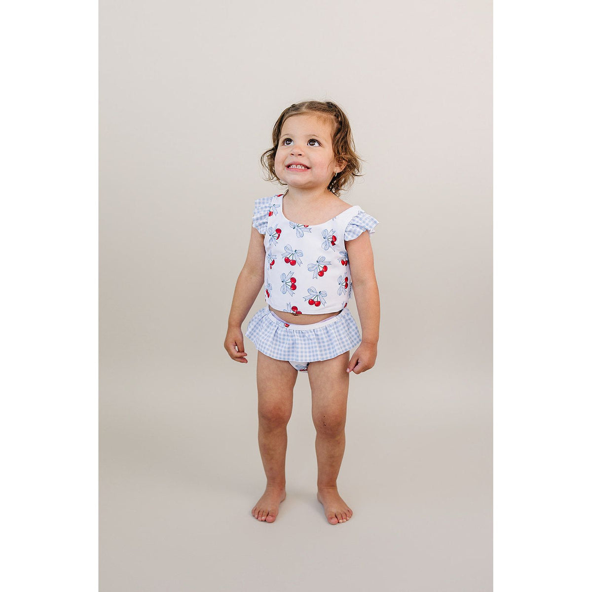 Two Piece Swimsuit | Blue Cherry