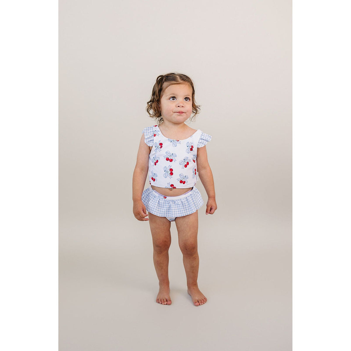 Two Piece Swimsuit | Blue Cherry