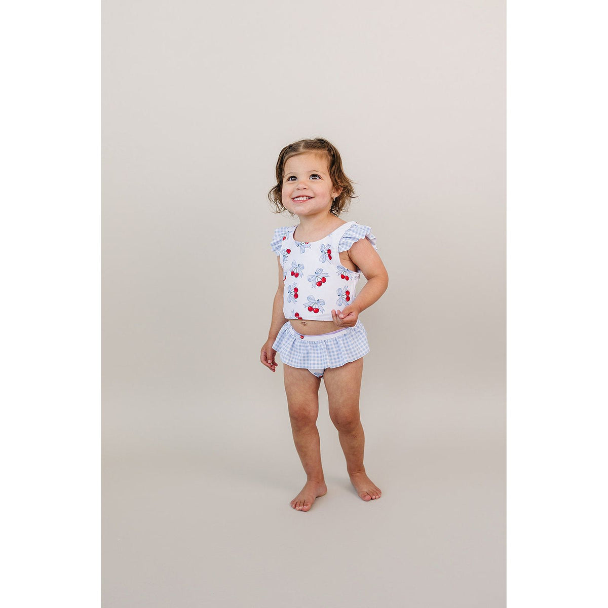 Two Piece Swimsuit | Blue Cherry