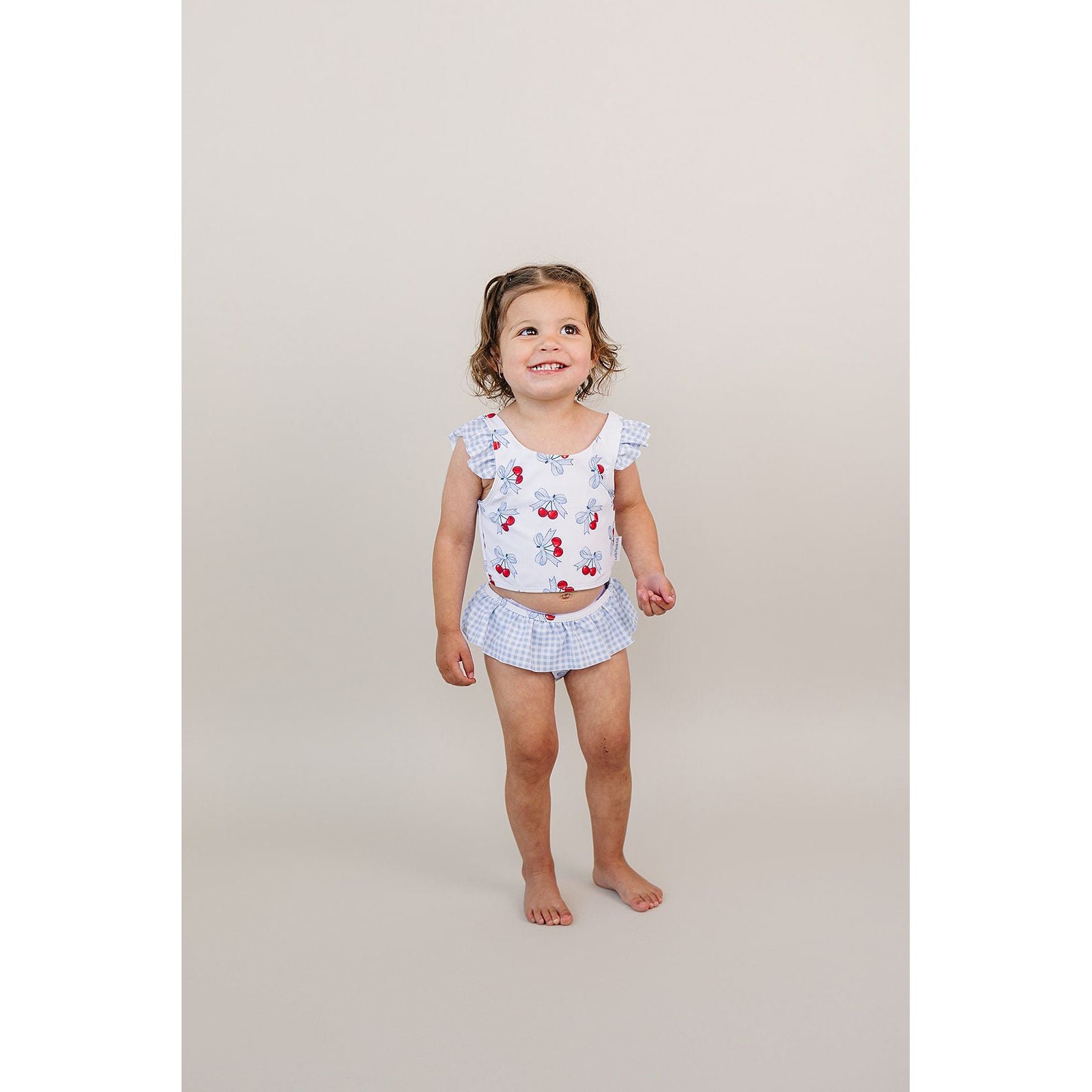 Two Piece Swimsuit | Blue Cherry