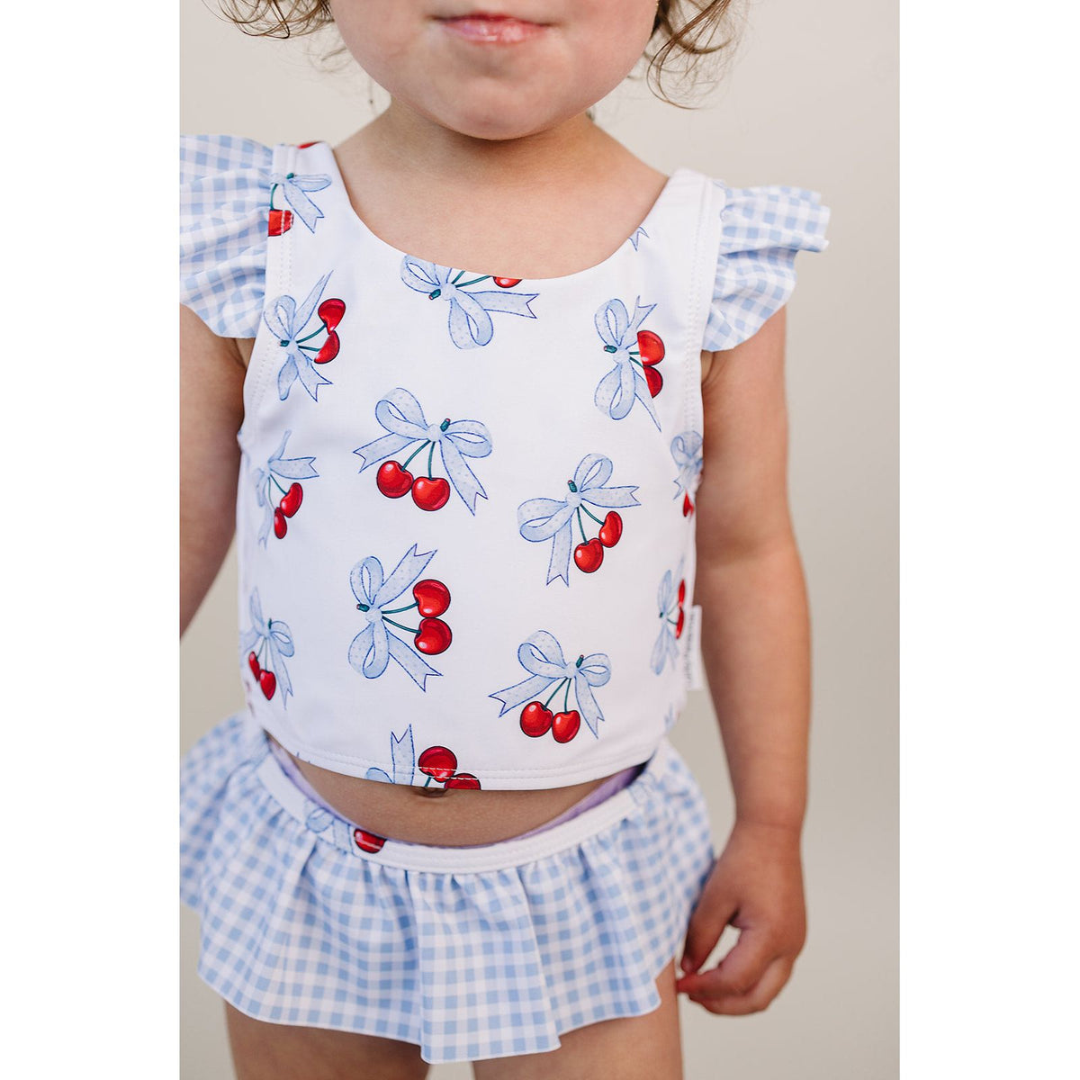 Two Piece Swimsuit | Blue Cherry