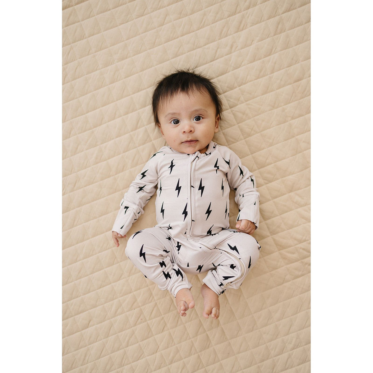 Bamboo Zip Romper | Little Bolt