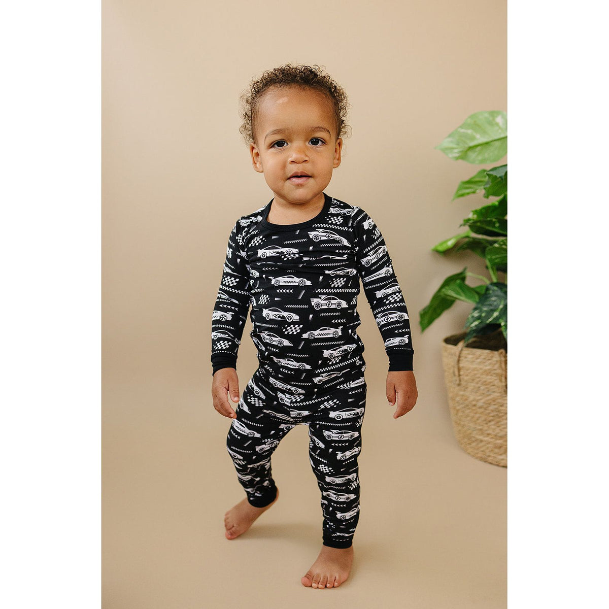 Bamboo Two Piece Set | Race Cars