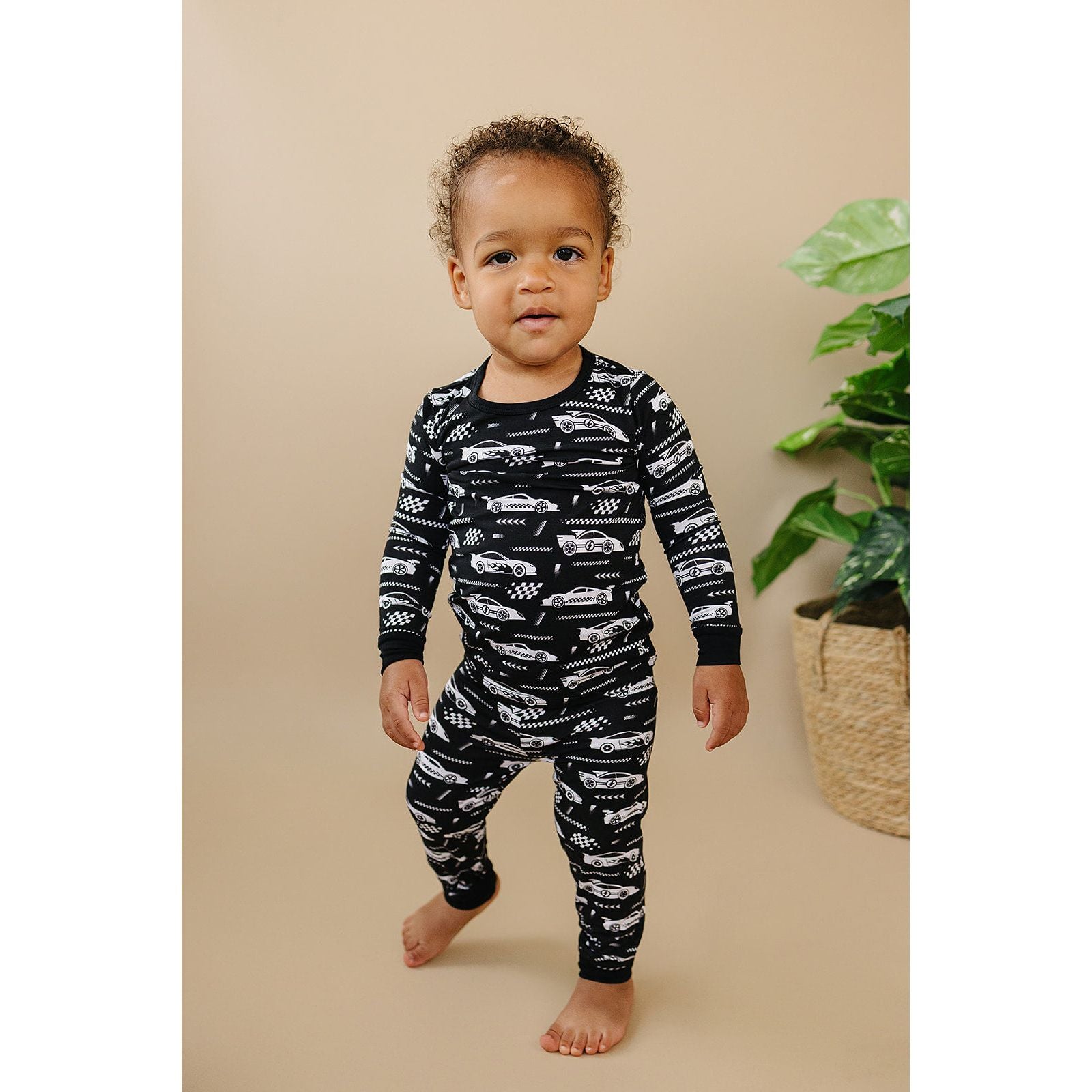 Bamboo Two Piece Set | Race Cars