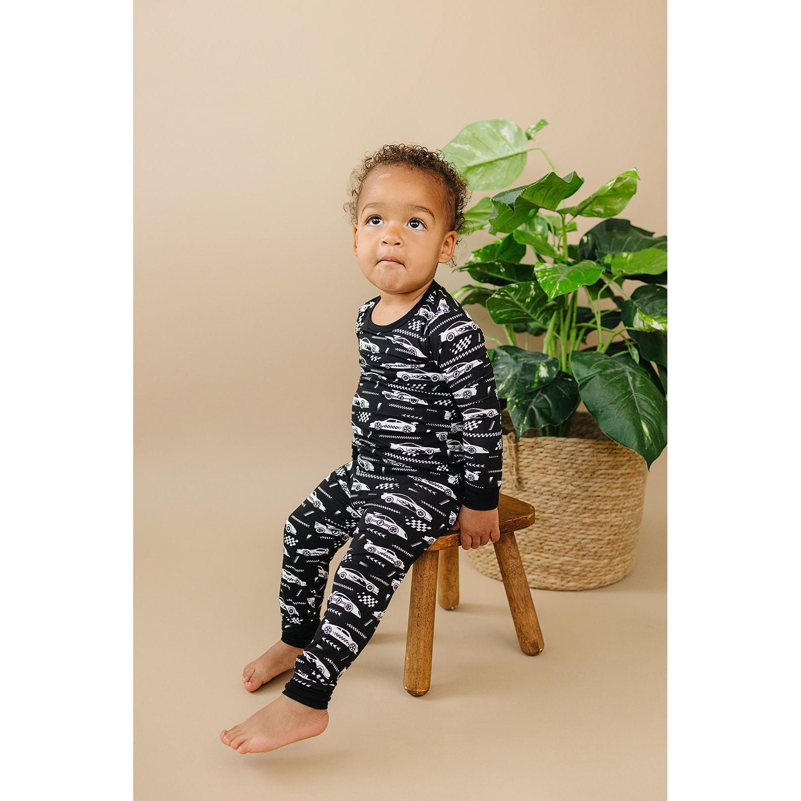 Bamboo Two Piece Set | Race Cars