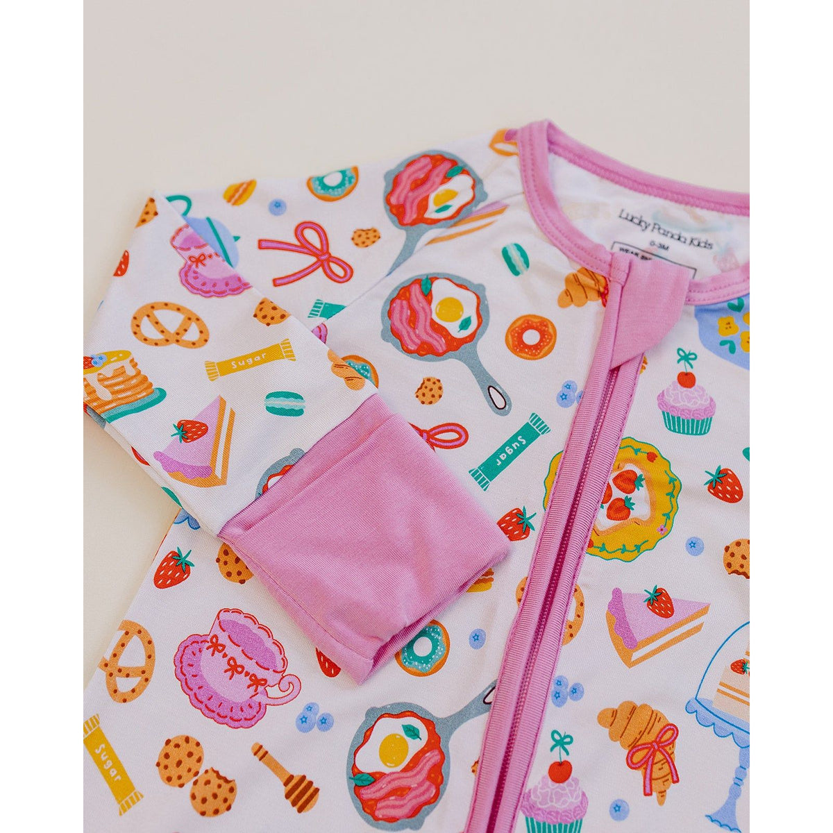 Bamboo Zip Romper | Breakfast Whimsy