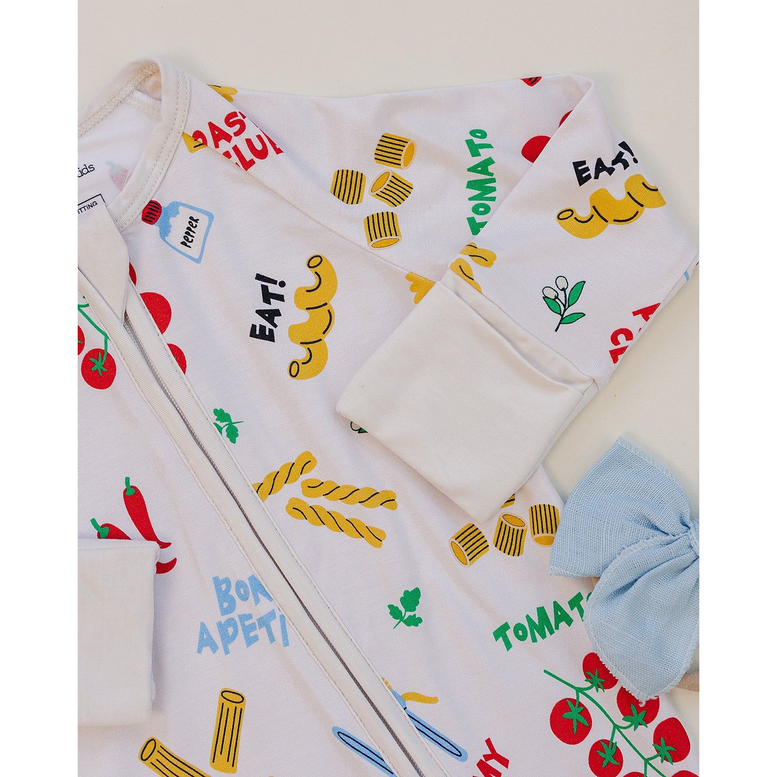 Bamboo Zip Romper | Pasta Club
