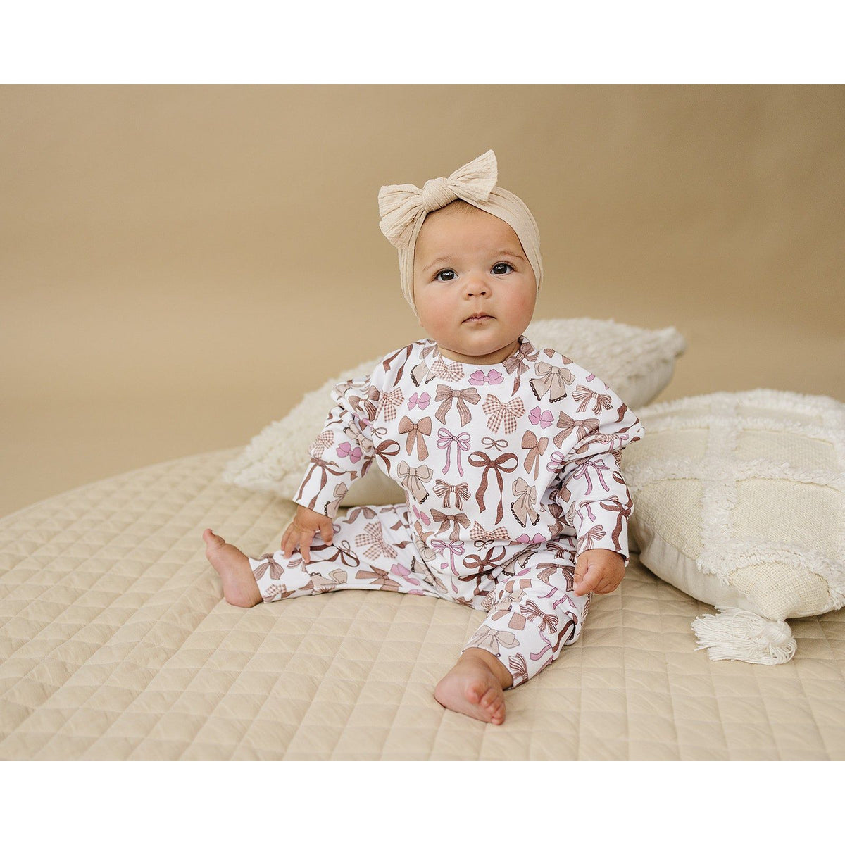 Jogger Set | Mocha Bows