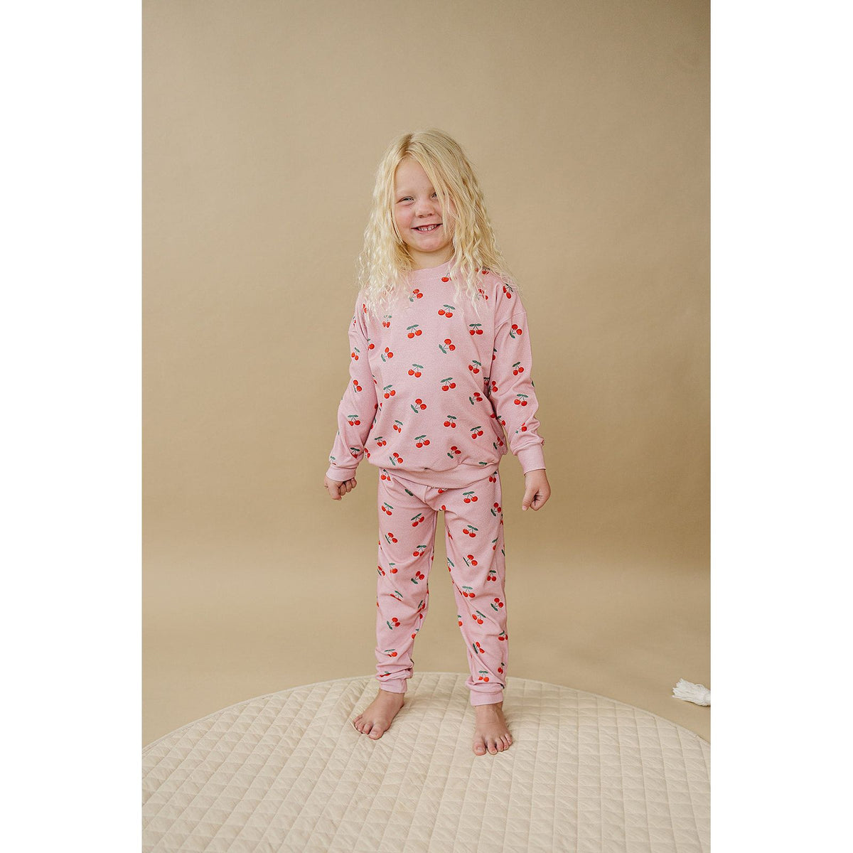 Jogger Set | Blush & Cherry