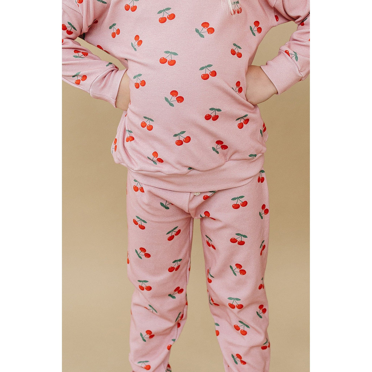 Jogger Set | Blush & Cherry