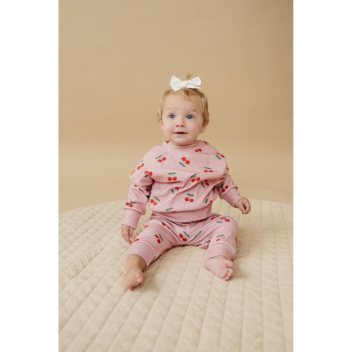 Jogger Set | Blush & Cherry