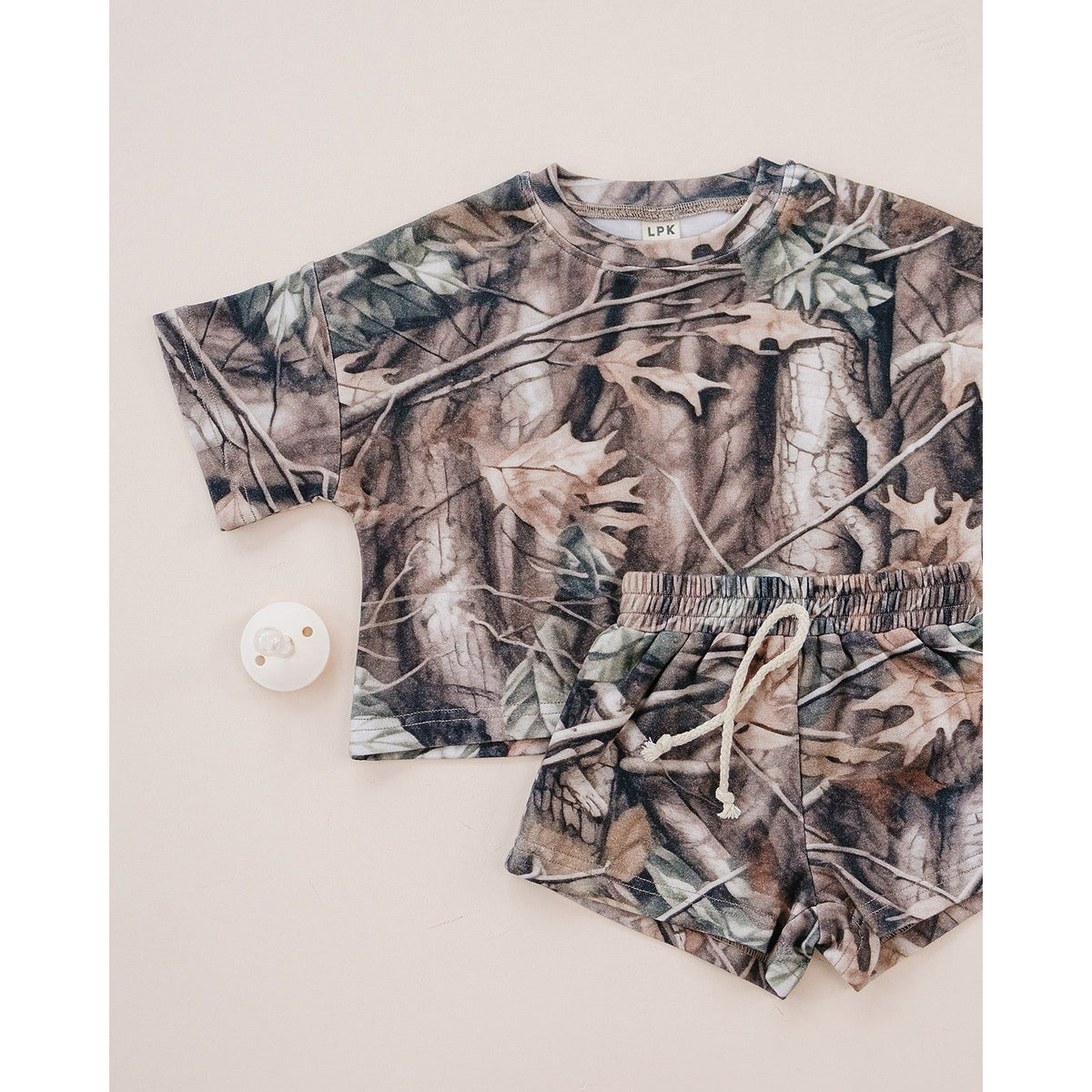 Shorts Set | Brown Camo