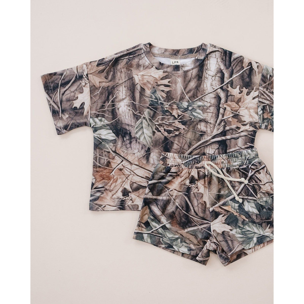 Shorts Set | Brown Camo