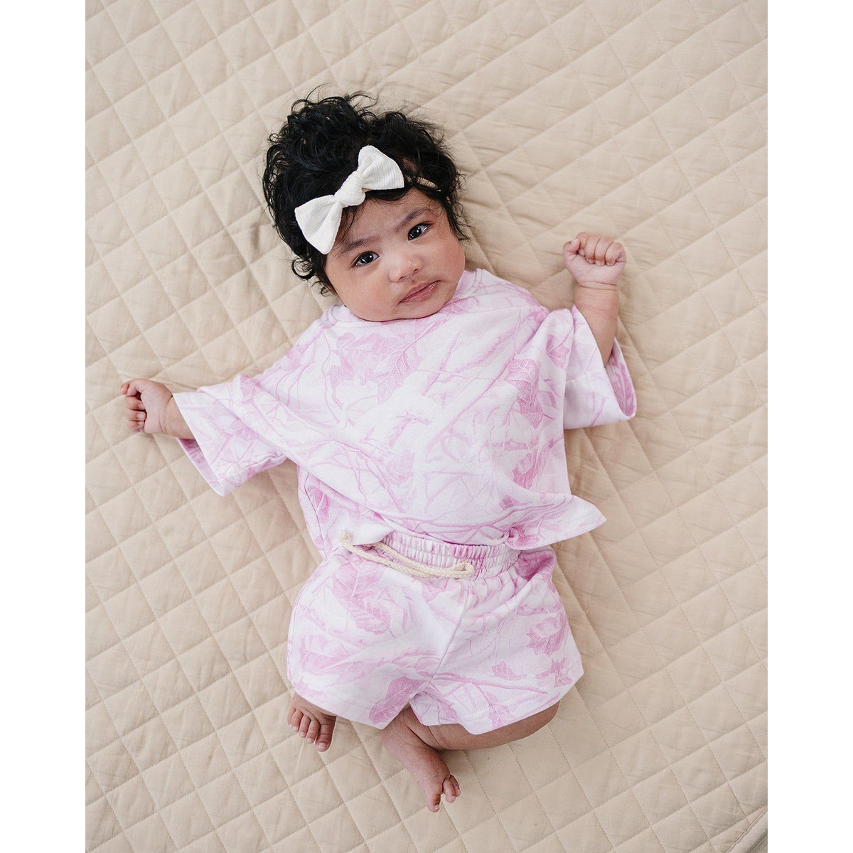Shorts Set | Pink Camo