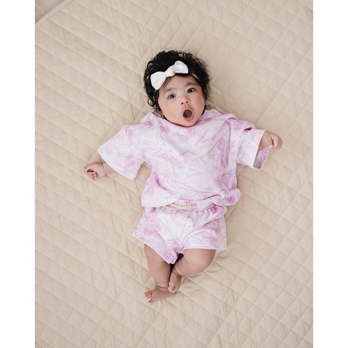 Shorts Set | Pink Camo