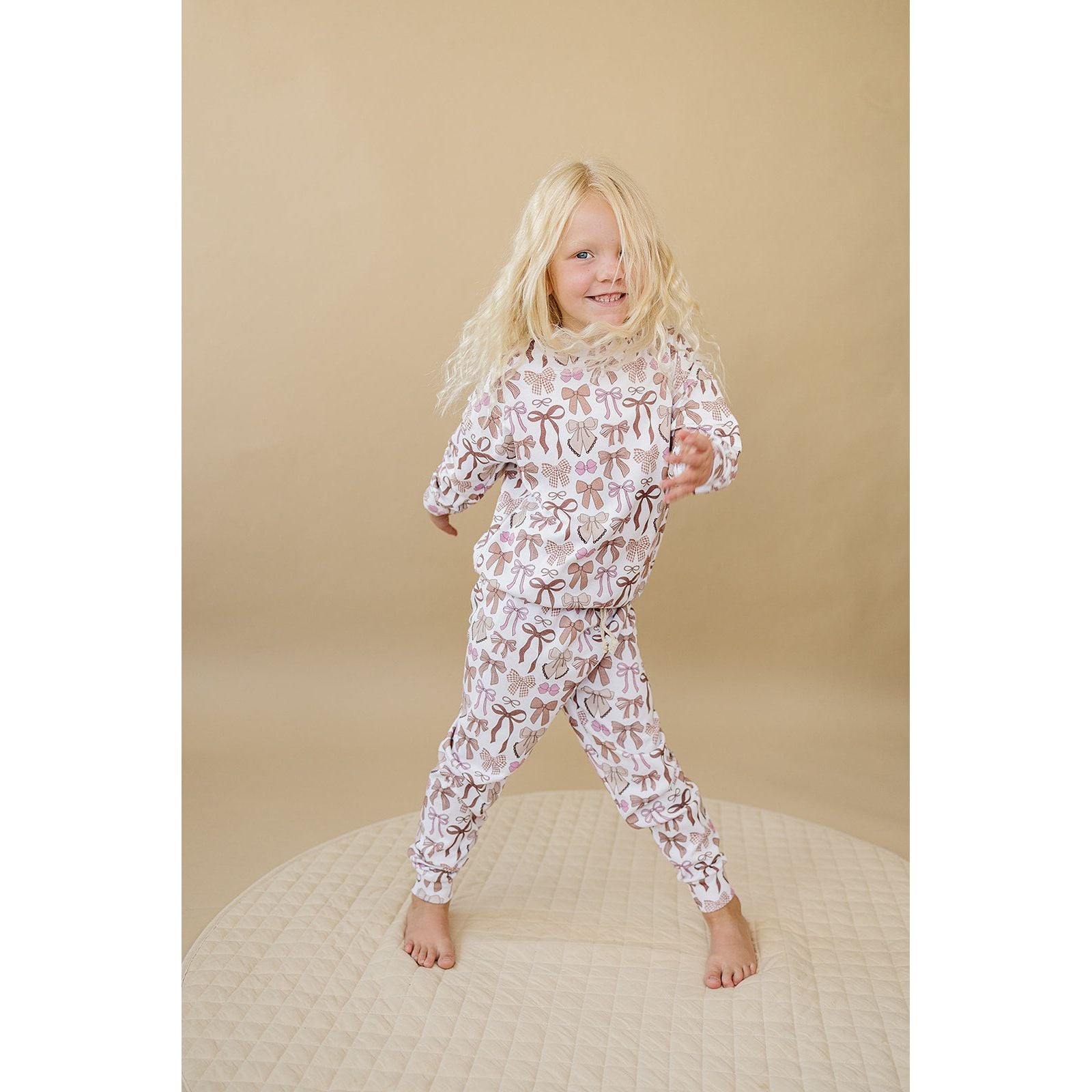 Jogger Set | Mocha Bows